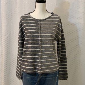 Anthropologie-Devin Textured Sweatshirt NWT